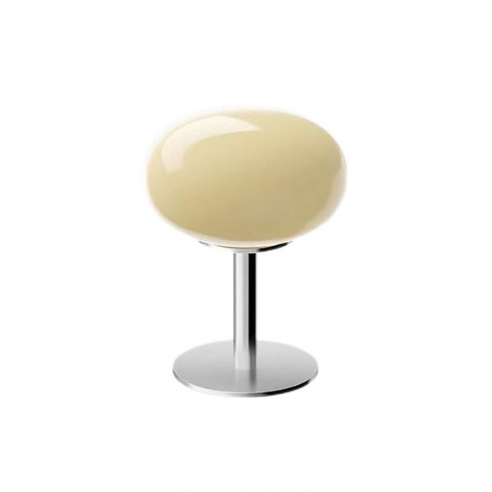 SérénitéMagique - Elegant Beige Table Lamp for Ambient Light