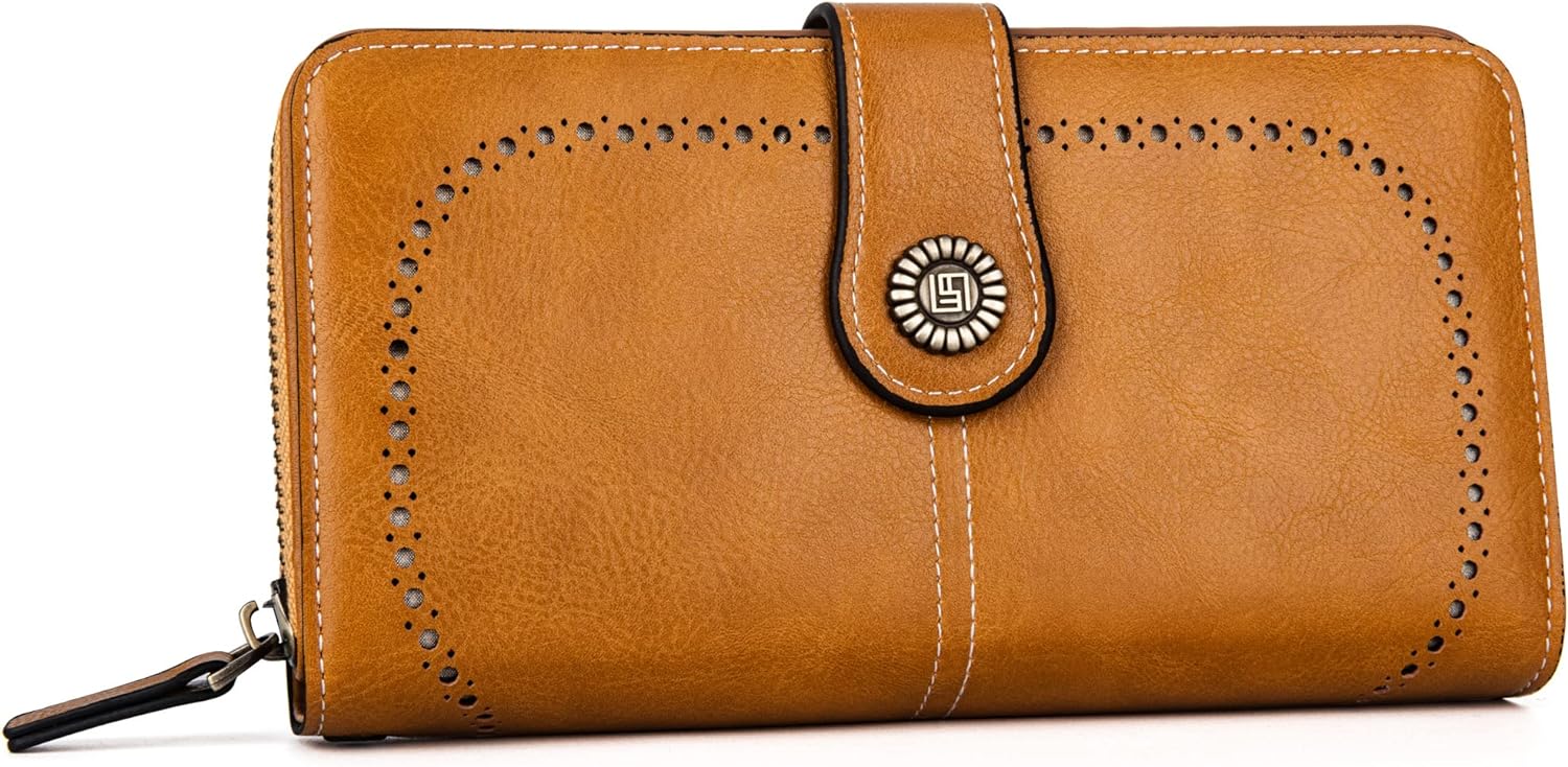 LeatherMax - Portefeuille Cuir avec Bracelet Poignet