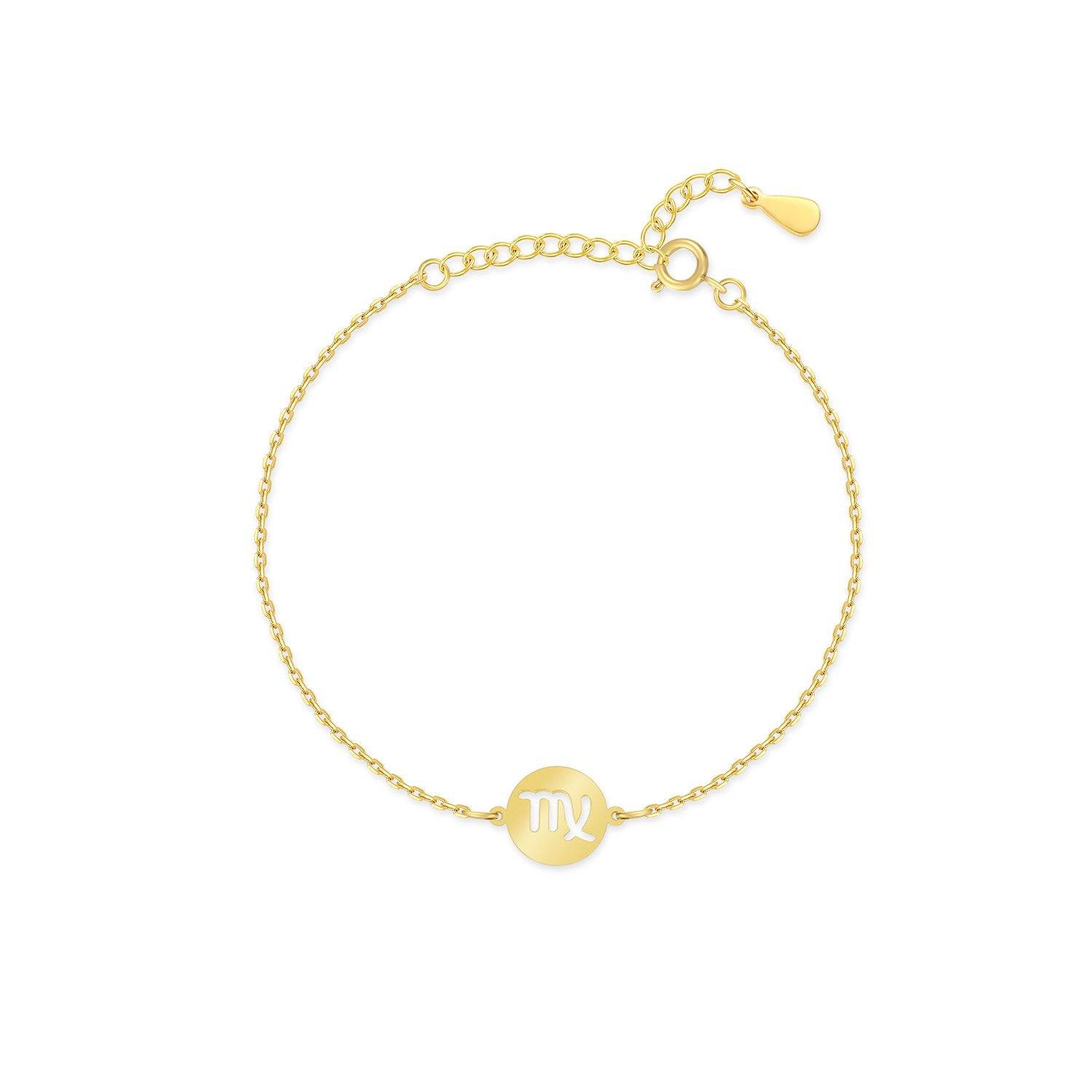 Lyra - Elegant Personalised Silver Zodiac Bracelet