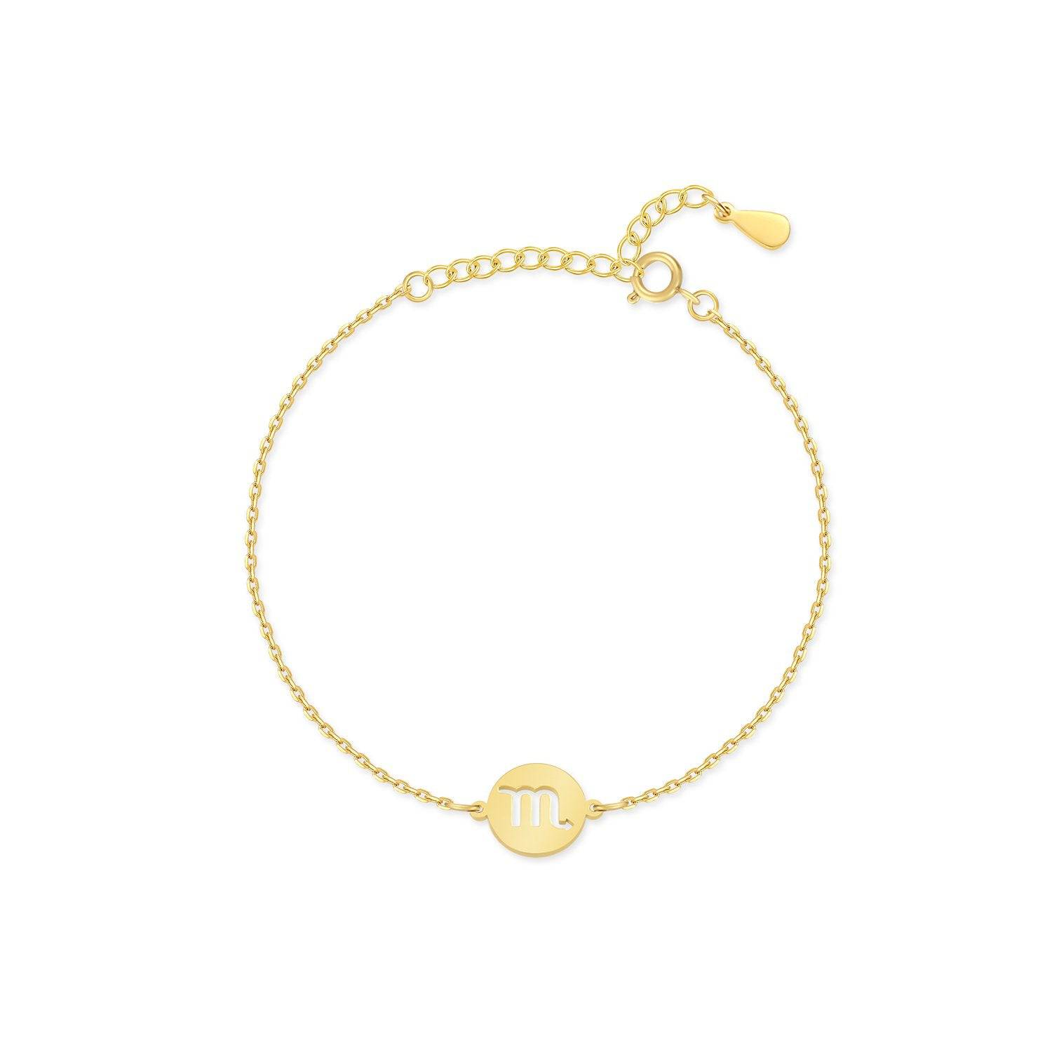 Lyra - Elegant Personalised Silver Zodiac Bracelet