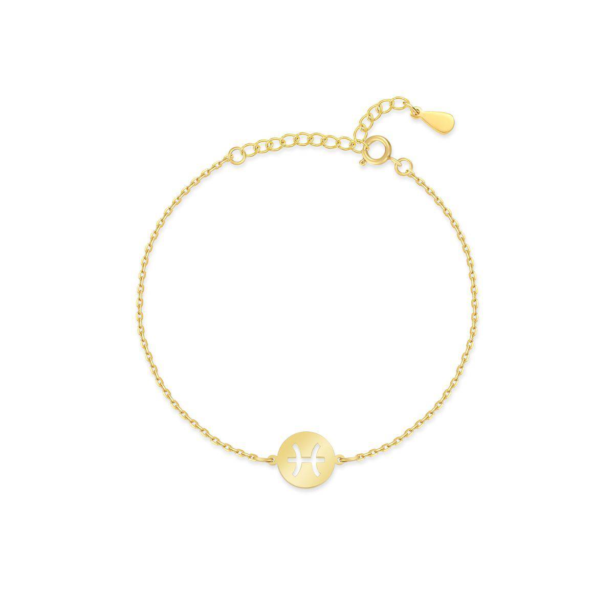 Lyra - Elegant Personalised Silver Zodiac Bracelet