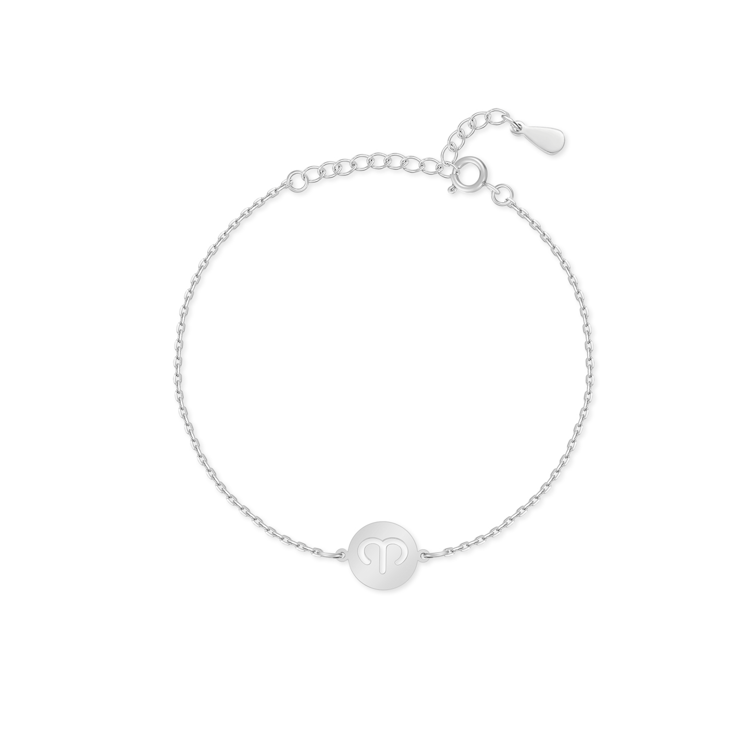 Lyra - Elegant Personalised Silver Zodiac Bracelet