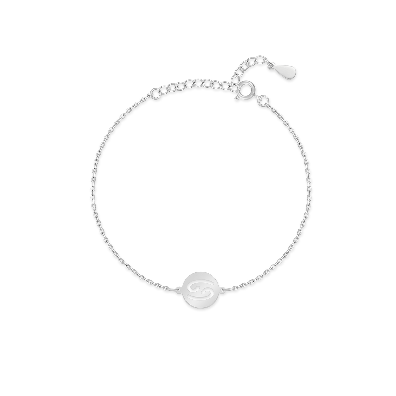 Lyra - Elegant Personalised Silver Zodiac Bracelet