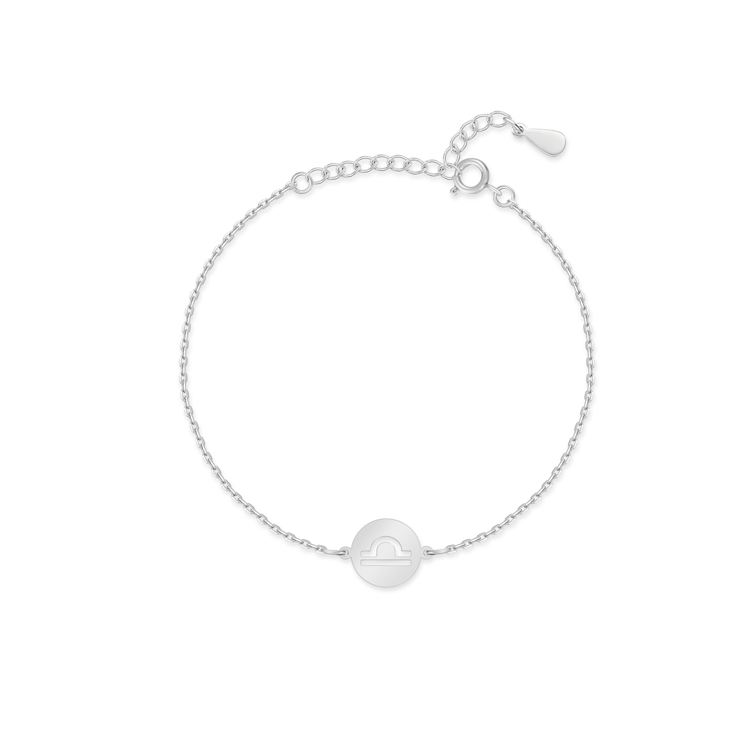 Lyra - Elegant Personalised Silver Zodiac Bracelet