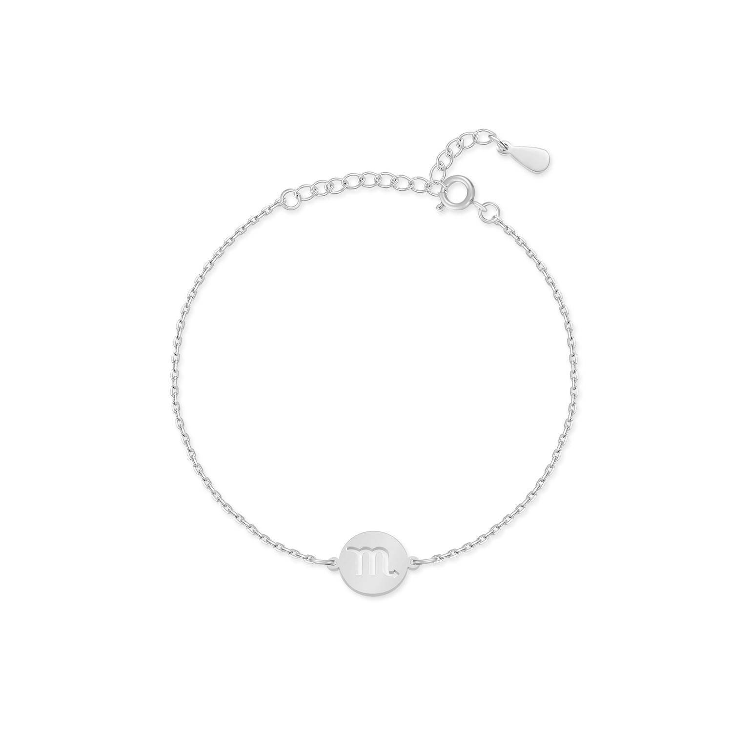 Lyra - Elegant Personalised Silver Zodiac Bracelet