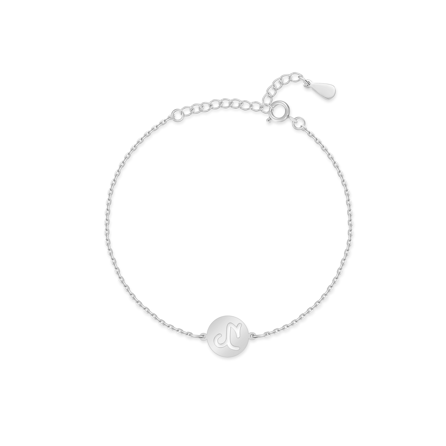Lyra - Elegant Personalised Silver Zodiac Bracelet