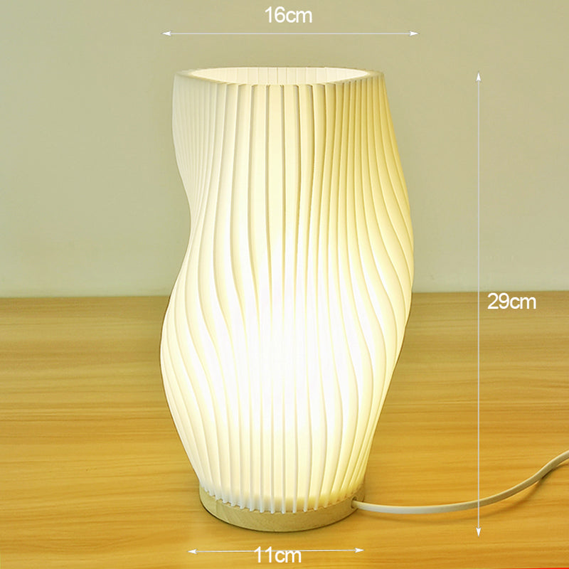 Frenchlight Lamp - Pleated Cream Table Lamp for a Refined Ambiance